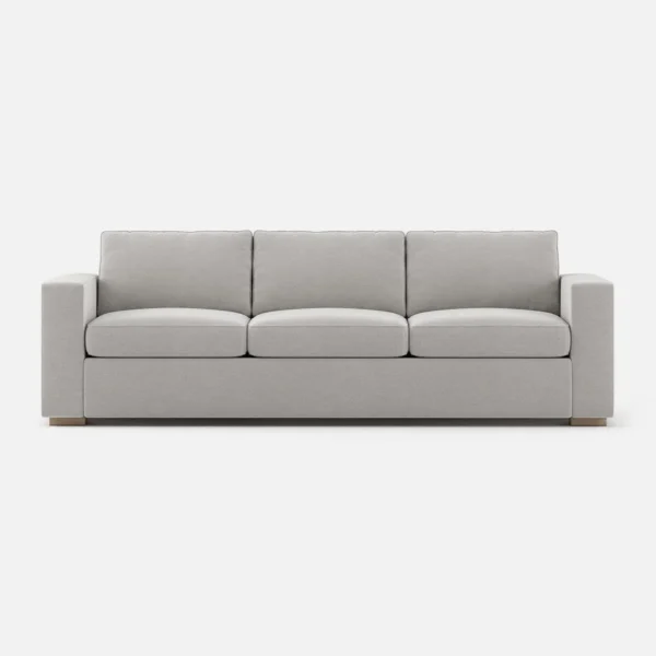 Glozin II Sofa in Latex—Gray