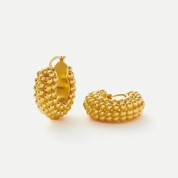 Baya Hoop Earrings—Gold Plated